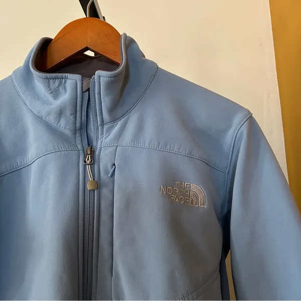 The North Face Women's Apex Bionic 2‎ Jacket Full Zip Up Softshell Blue Size M - Image 2