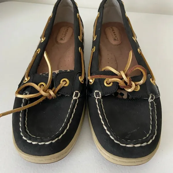 Sperry’s women’s leopard print slip on‎ shoes — size 7.5 - Image 2