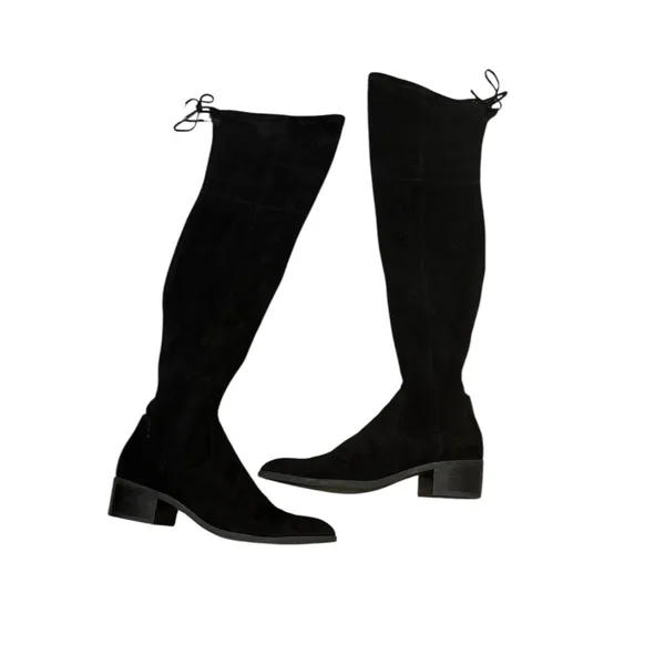 Dolce Vita microsuede black Over the knee thigh high minimalist luxe boots 8 - Image 6