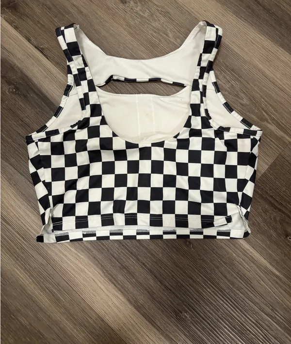 Vans Checkerboard crop top - Image 2