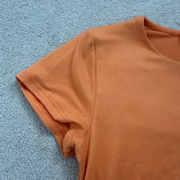 Sincerely Jules Vibrant Orange Crop Top - Image 4