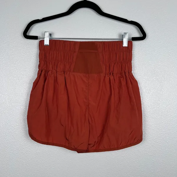 FP Movement Free People The Way Home Short Rust Orange High Waist‎ Sz M - Image 5