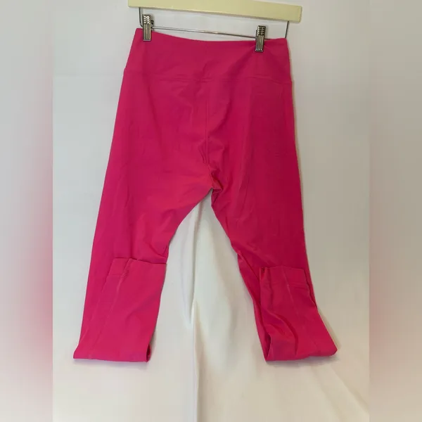 Gymshark Women Crossover Leggings Size Large Hot Pink/Fuchsia - Image 3