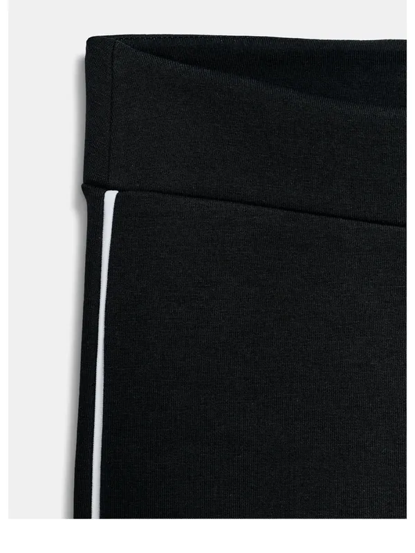 Zara NWT 2 piece matching lounge SET black & white strip pants & zip jacket - Image 13