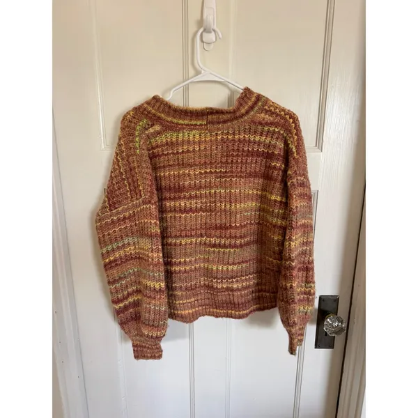 Madewell Space-Dyed Waller Crop Cardigan Sweater size small - Image 2