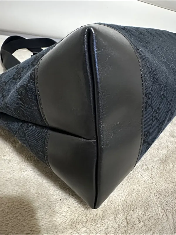 Gucci Black GG Shoulder Tote - Image 8