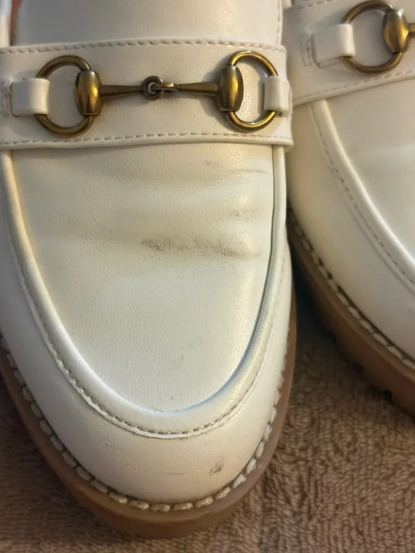 A New Day White Loafers Size 6 - Image 5