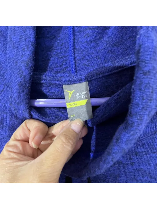 Purple Old Navy active hoodie size small - Image 5