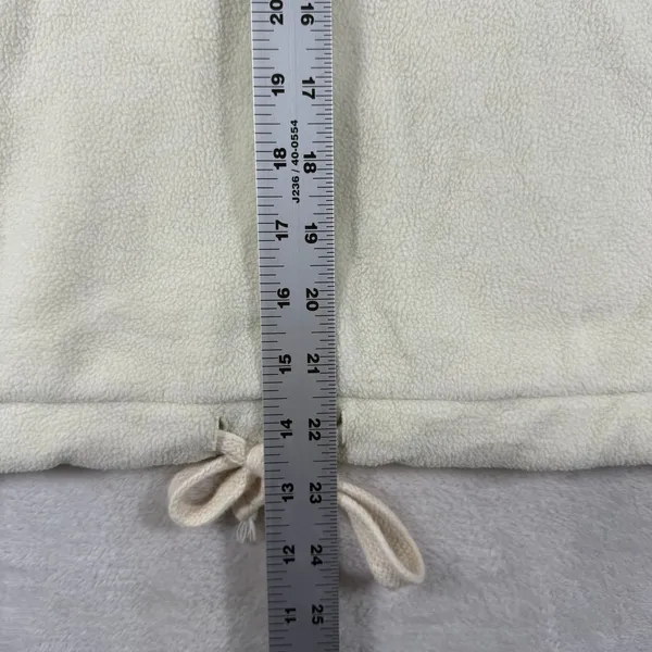 Beyond Yoga Womens Cream Fleece Quarter Zip Pullover Sweatshirt FP7818 Small USA - Image 4