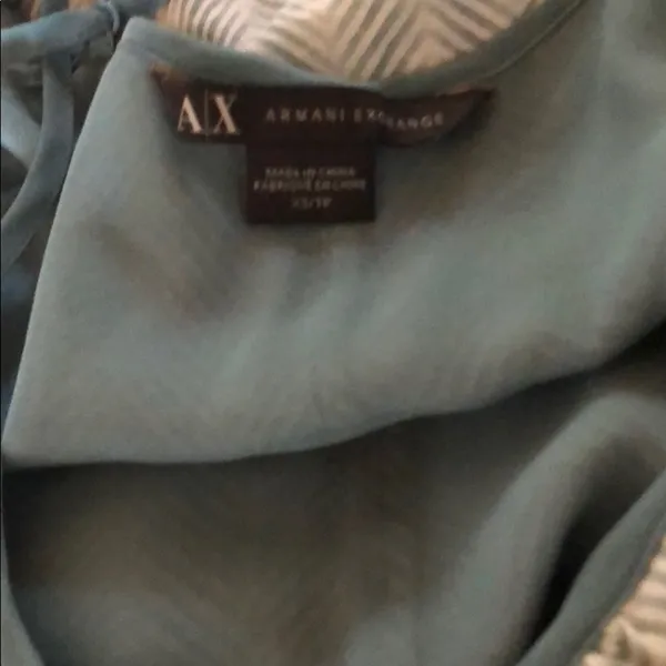Armani Exchange Lined Maxi Dress With Pockets Green Size XS - Image 8