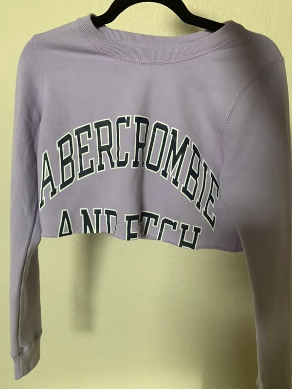 Abercrombie cropped sweatshirt - Image 6
