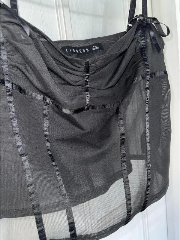 Lioness Iconic Cami in Onyx - Image 3