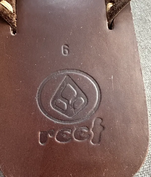 REEF Platform Leather Sandals - Image 3