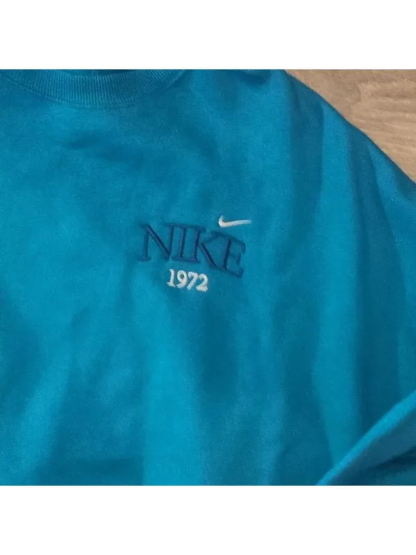 Nike Phoenix Fleece Varsity Oversize Crewneck Sweatshirt size large - Image 4
