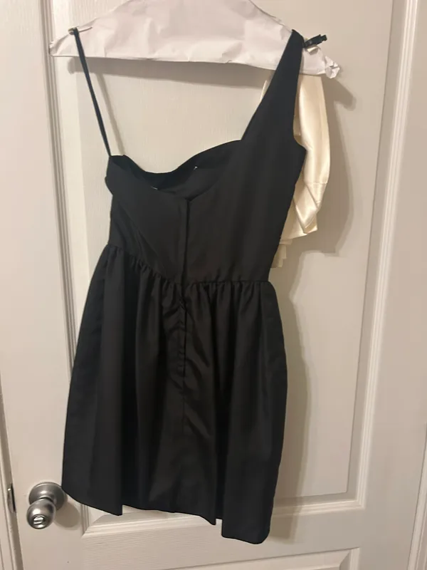 Vintage Short Dress Black Size 00 - Image 4