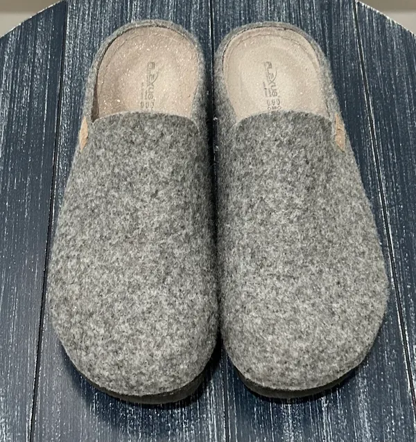 Flexus Platform Clogs Gray Size 9 - Image 3