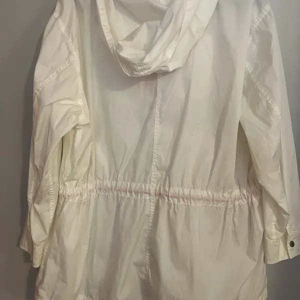Free People White Jacket‎ with Pink Laces - Image 2