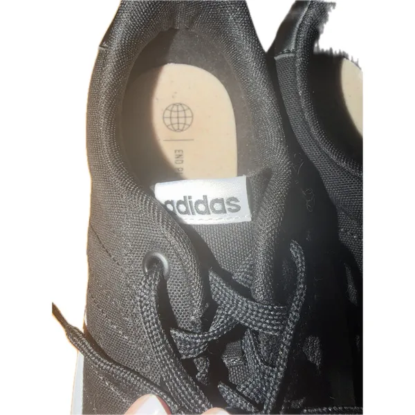 adidas Vulc Raid3r Womens Skate Shoes Black/White Lace Up Low Top Size 8 - Image 3
