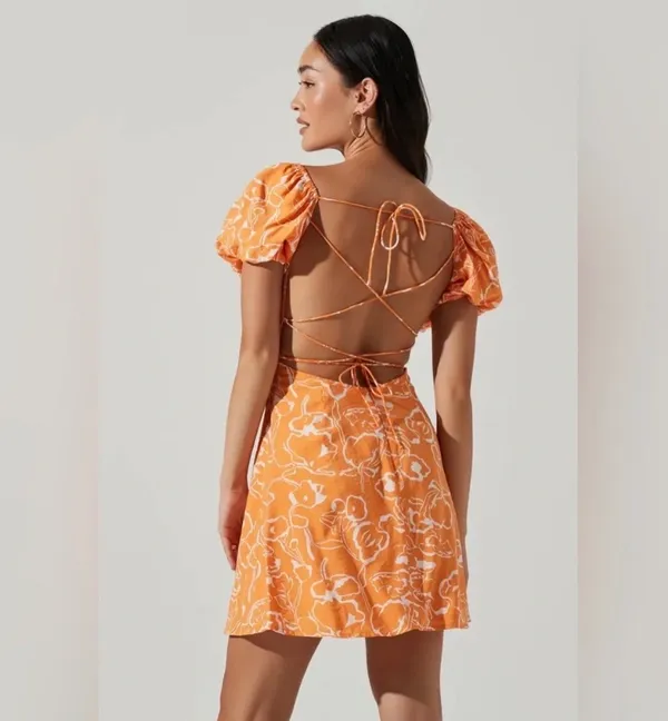 ASTR The Label ESILDA SWEETHEART NECKLINE MINI DRESS - Image 2