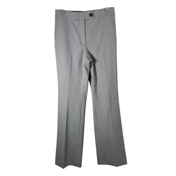 Ann Taylor The High Rise Madison Trousers Gray Houndstooth Career Women Size 2 - Image 2