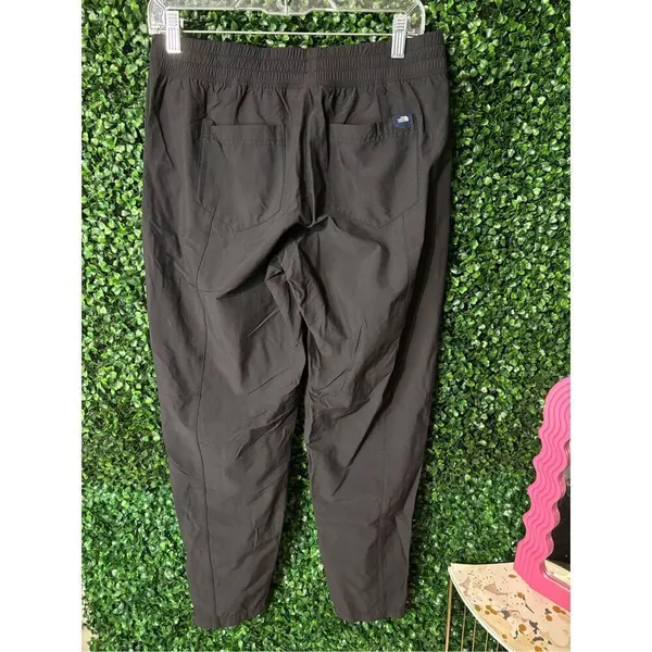 The North Face Nylon Black Straight Leg Pants Size 10 - Image 2