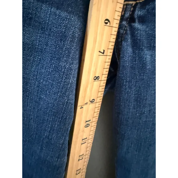 Abercrombie & Fitch Women 10R Dark Wash Bootcut Jeans W30 L33 Mid Rise Stretch - Image 7
