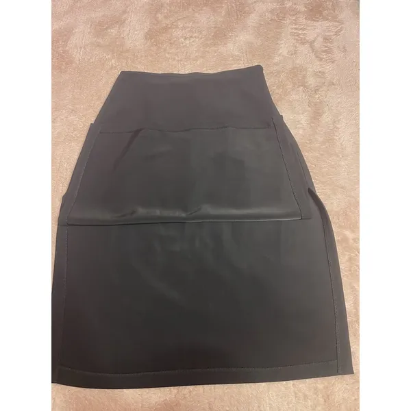 Abercrombie & Fitch Black Skirt‎ Womens Size LP A-Line Side Zip Cottage Bin11 - Image 7