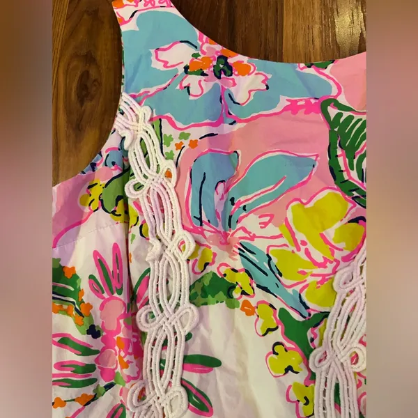 NWOT Lilly Pulitzer for Target Nosey Posey Shift Dress Sz 2 - Image 3