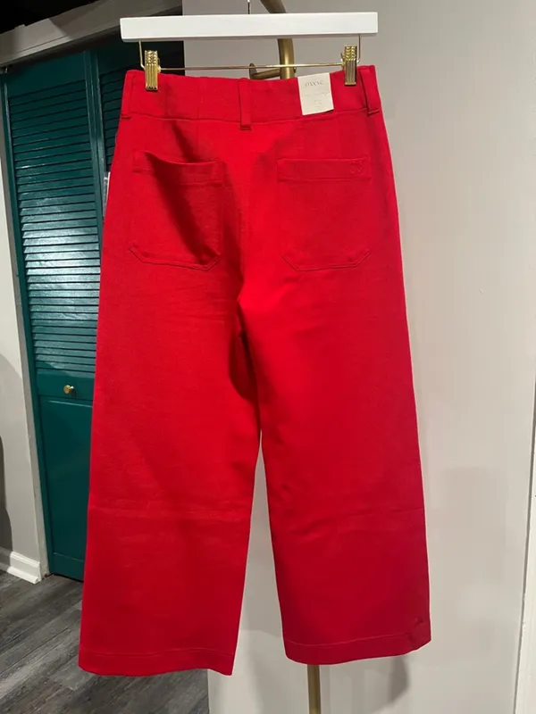Anthropologie NWT The Colette Knit Crop Wide-Leg Pants by Maeve - Image 6