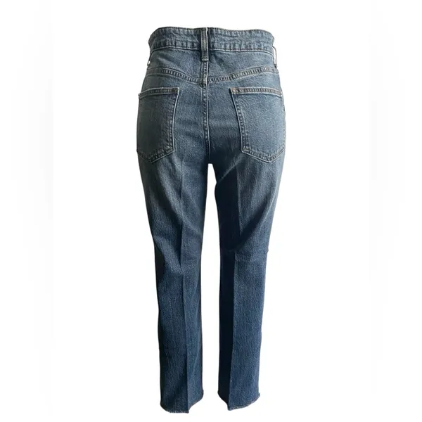 Pilcro Blue Distressed Straight Leg Jeans - Image 6