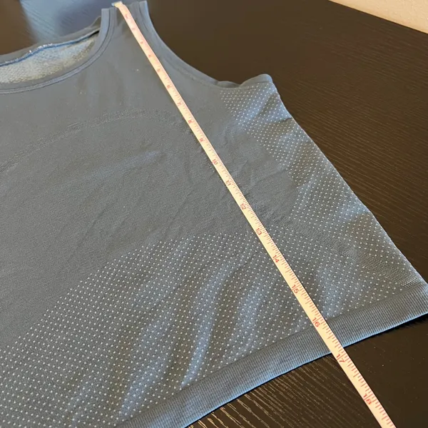 Lululemon Swiftly Tech‎ High-Neck Tank Top 2.0 Race Length Blue Slate Size 2 - Image 8