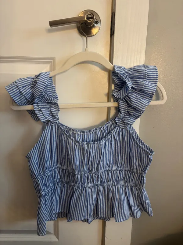Cute blue top Size M - Image 2