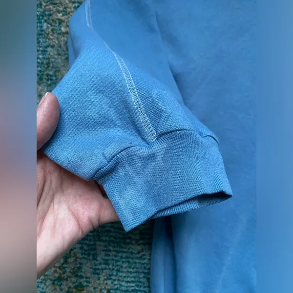 90s Laguna Sport neck tie soft worn in blue logo sweatshirt, size XL - Image 3