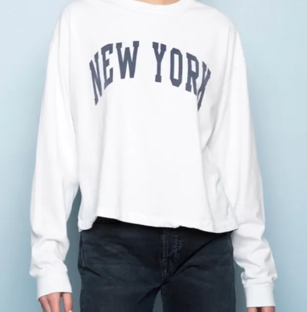 Brandy Melville Long Sleeve Cropped - Image 2