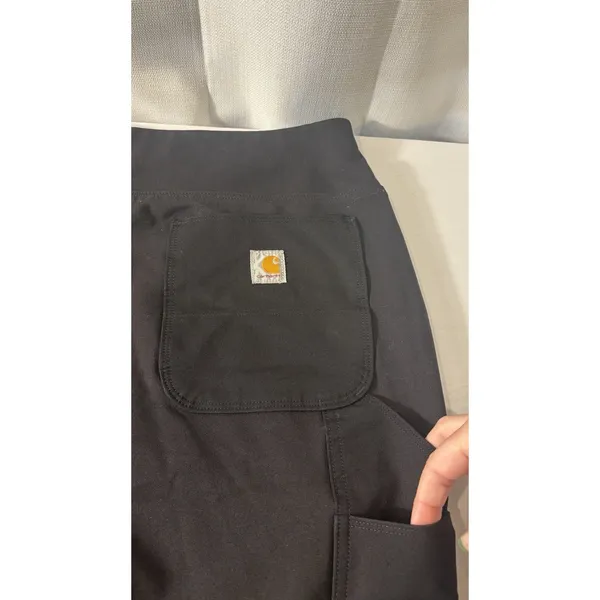Carhartt Force Black Fitted Utility Leggings‎ Women XXL (20) Short Work Pants - Image 6
