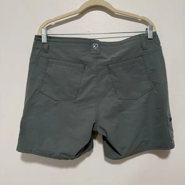 Kuhl Horizn 5in Ripstop Outdoor Hiking Green Shorts Size‎ 12 Women - Image 4