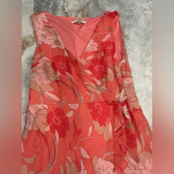 Merona Red Spaghetti Strap Sundress Midi - Image 2