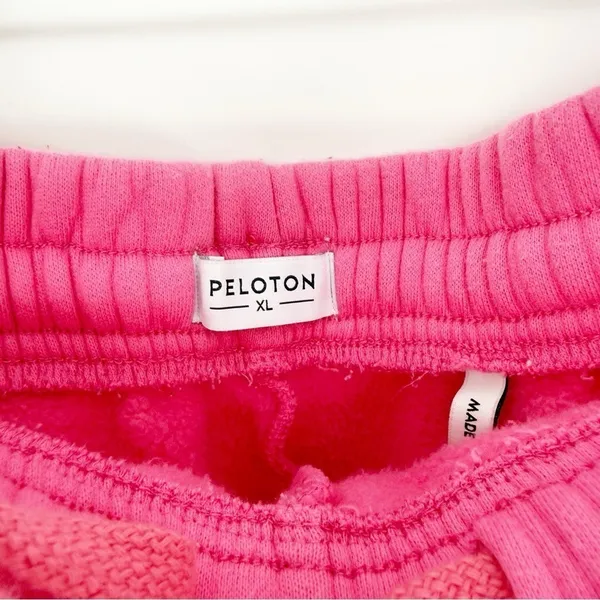 Peloton Cooldown Cotton Fleece Joggers Women's Size XL Pink‎ Athleisure - Image 7