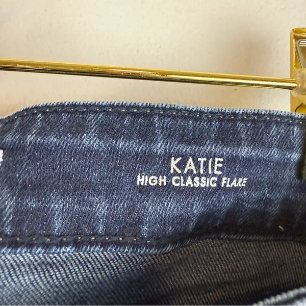 Fidelity‎ Denim Katie High Rise Classic Flare Wide Leg Jeans St Tropez Size 25 - Image 12