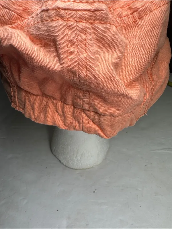 Life Is Good Peach Hat Embroidered Logo elastic back casual Y2K style o/s - Image 4