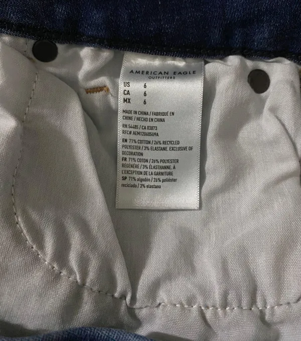 American Eagle jean shorts - Image 3