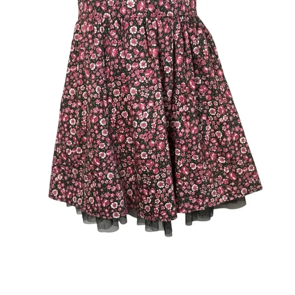 Sound & Matter Pacsun Floral Whimsigoth Mini Dress XS Strapless Fairy Grunge‎ - Image 3