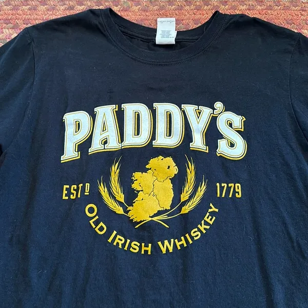 Paddys Old Irish Whiskey Alcohol Graphic Tee - Image 2