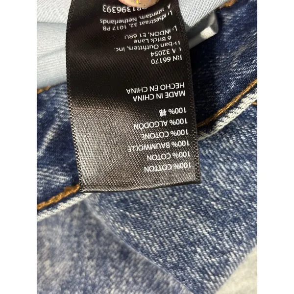 BDG Urban Outfitters A Wide Leg Jeans Size 27‎ Acid Wash Denim - Image 4