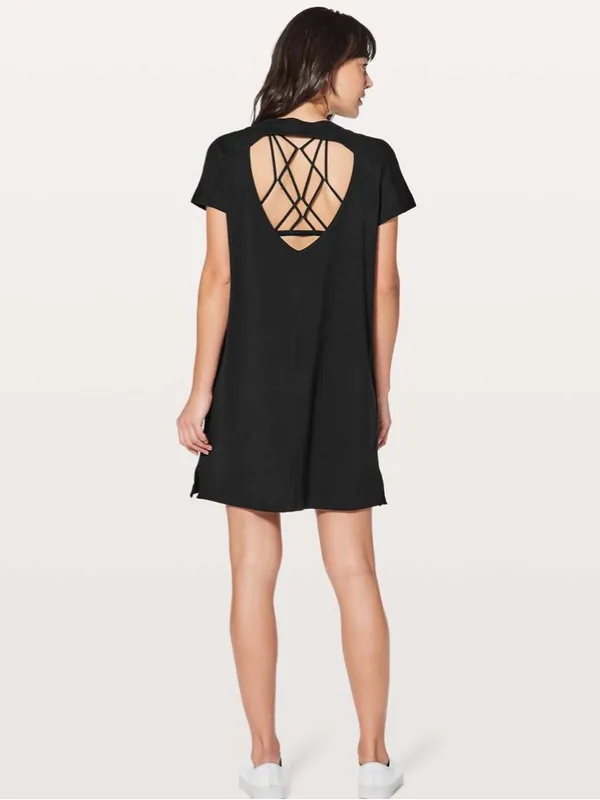 Lululemon Day Tripper Dress in Black Style W8887S - Image 2