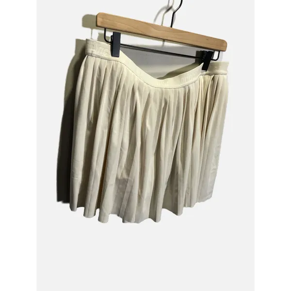 Prince Womens Pleated Tennis Skirt Cream Off White Athletic Skort‎ VN1974077 XL - Image 5