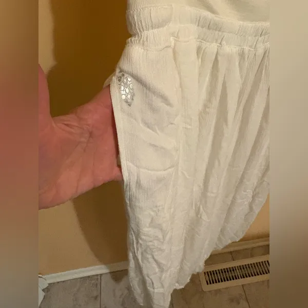 NWT Free People Movement Emery Pants in White - Image 8