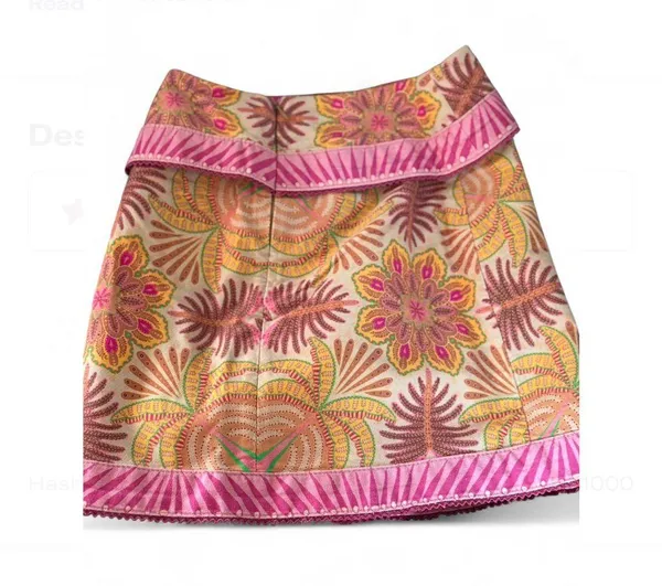 Farm RIo | Palm Scarf Print Miniskirt | Size 26 NWT - Image 4