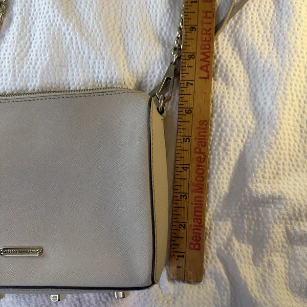 Rebecca Minkoff Avery Crossbody Bag Taupe - Image 8