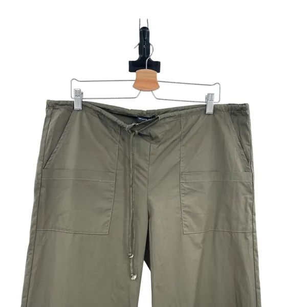 White Fox Everything I Want Cargo Pants‎ Parachute Khaki Green Size Small - Image 2